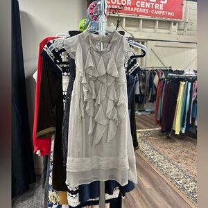 Traffic people 100% silk blouse y2k